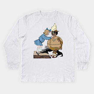 Dorothy and the Copper Man Kids Long Sleeve T-Shirt